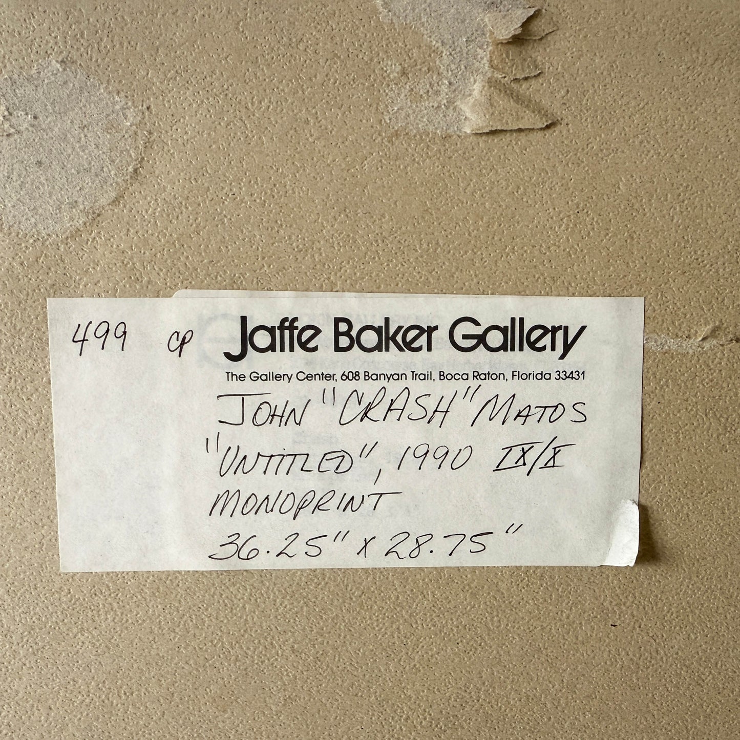 Untitled by Crash - 1 Framed A