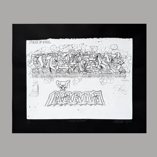 Styes of Steel by Merda - 16 Framed Art M