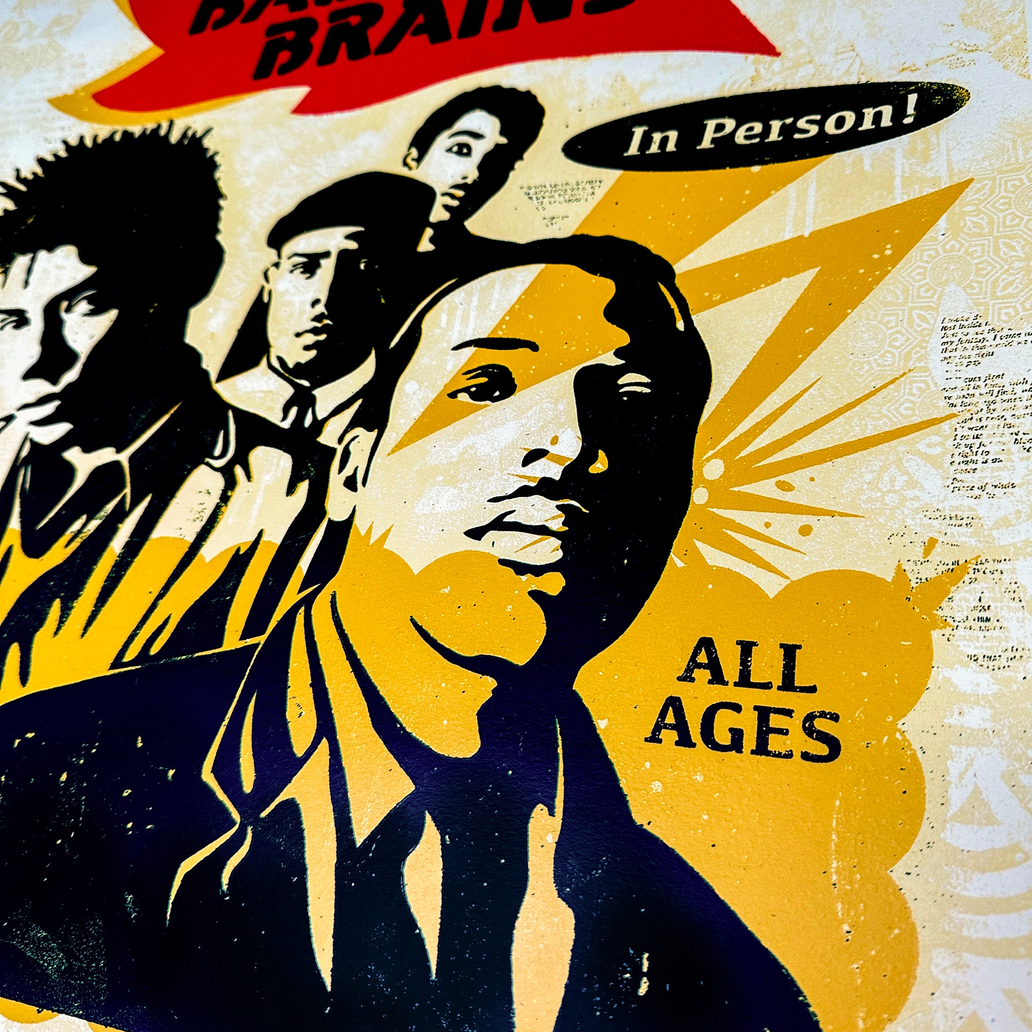 “Bad Brains PMA\" OBEY （2016）ポスター Bad Brains PMA