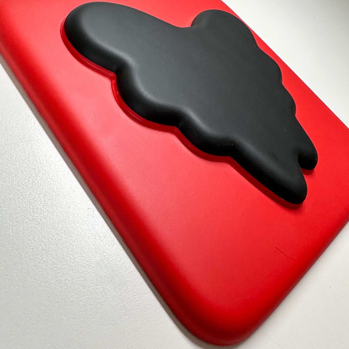 Heart Black on Red by Andrew Sutherland - - Sculpture Q